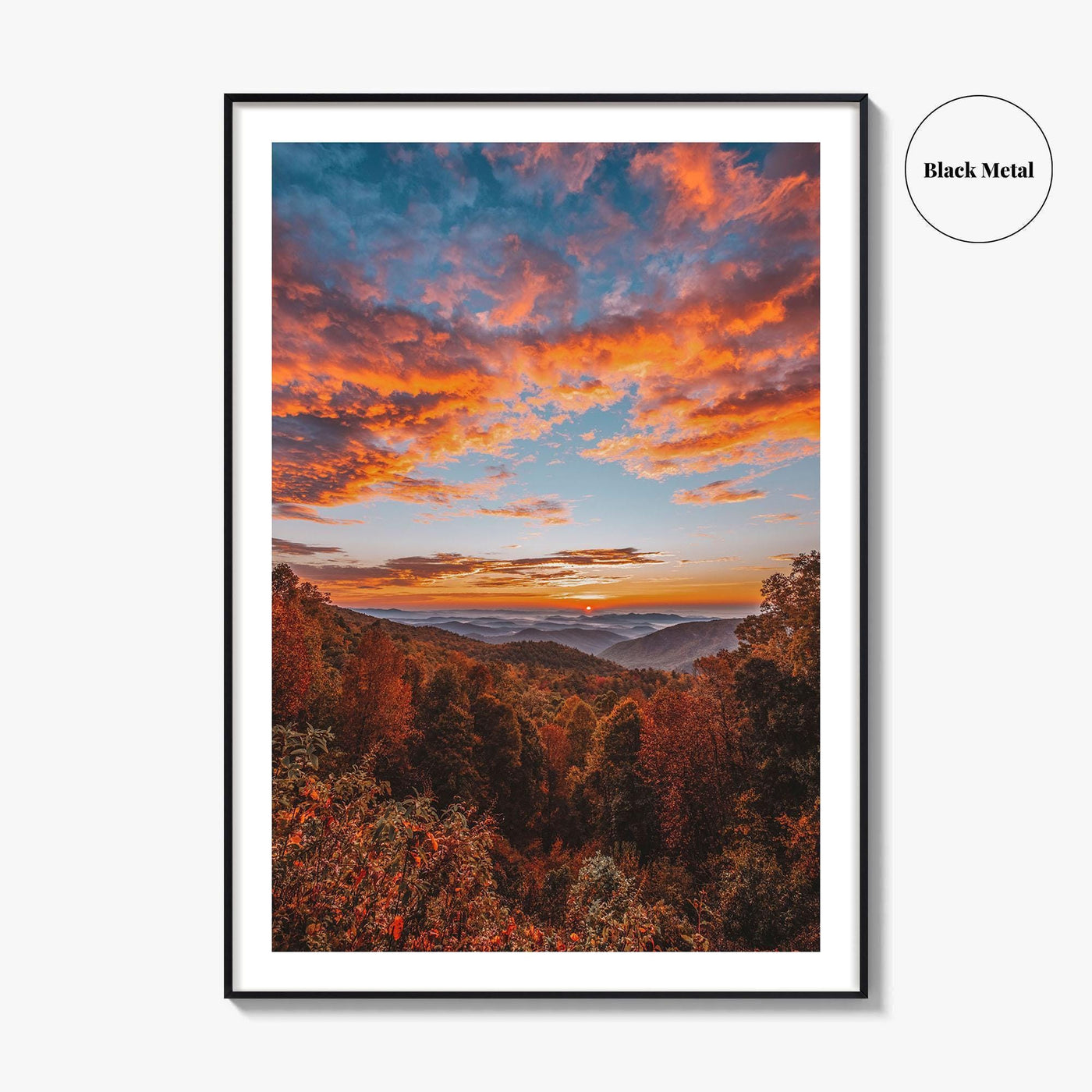 North Carolina Fine Art Photo Print, Blue Ridge Parkway, Asheville, Appalachian Mountains, USA Poster