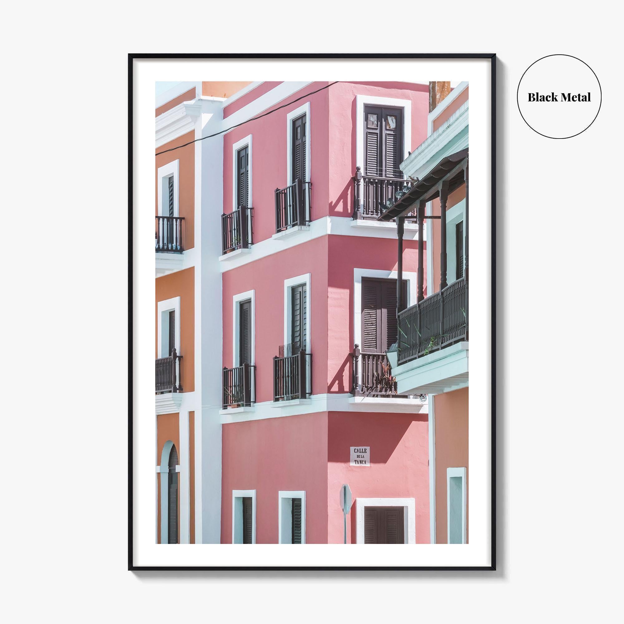 Old San Juan Fine Art Photo Print, Puerto Rico Wall Poster, Colonial Architecture