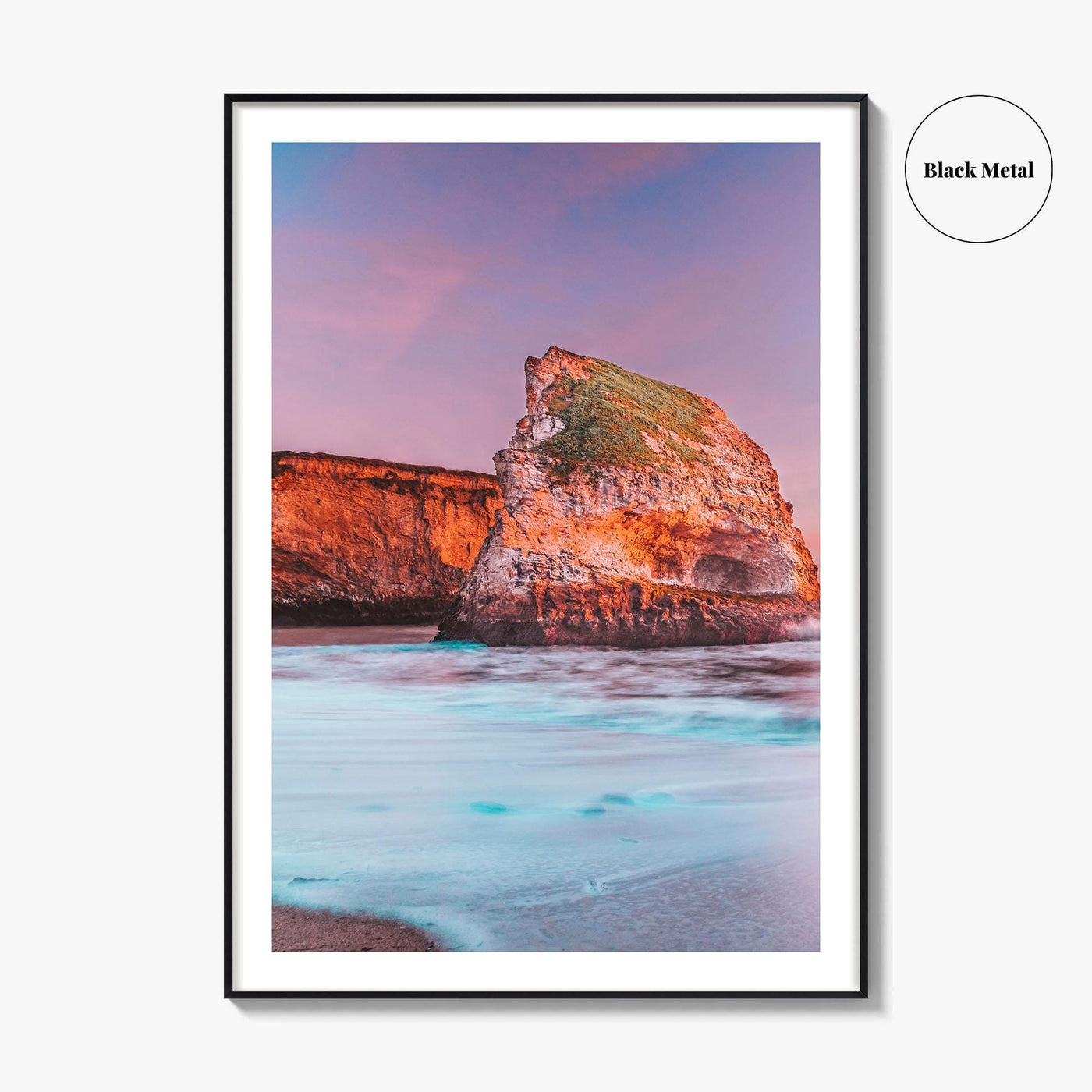 Santa Cruz Fine Art Photo Print, Shark Fin Cove, California Poster, USA Wall Decor