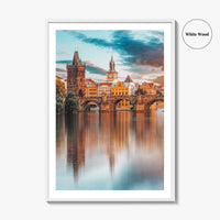 Prague Fine Art Photo Print, Charles Bridge, Czech Republic, Praha, Czechia, Photo Poster