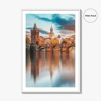 Prague Fine Art Photo Print, Charles Bridge, Czech Republic, Praha, Czechia, Photo Poster