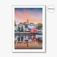 Portsmouth New Hampshire Fine Art Photo Print, New England Townscape Poster