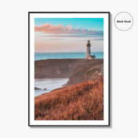 Newport Fine Art Photo Print, Yaquina Head Lighthouse, Oregon Coast Wall Poster, USA