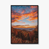North Carolina Fine Art Photo Print, Blue Ridge Parkway, Asheville, Appalachian Mountains, USA Poster