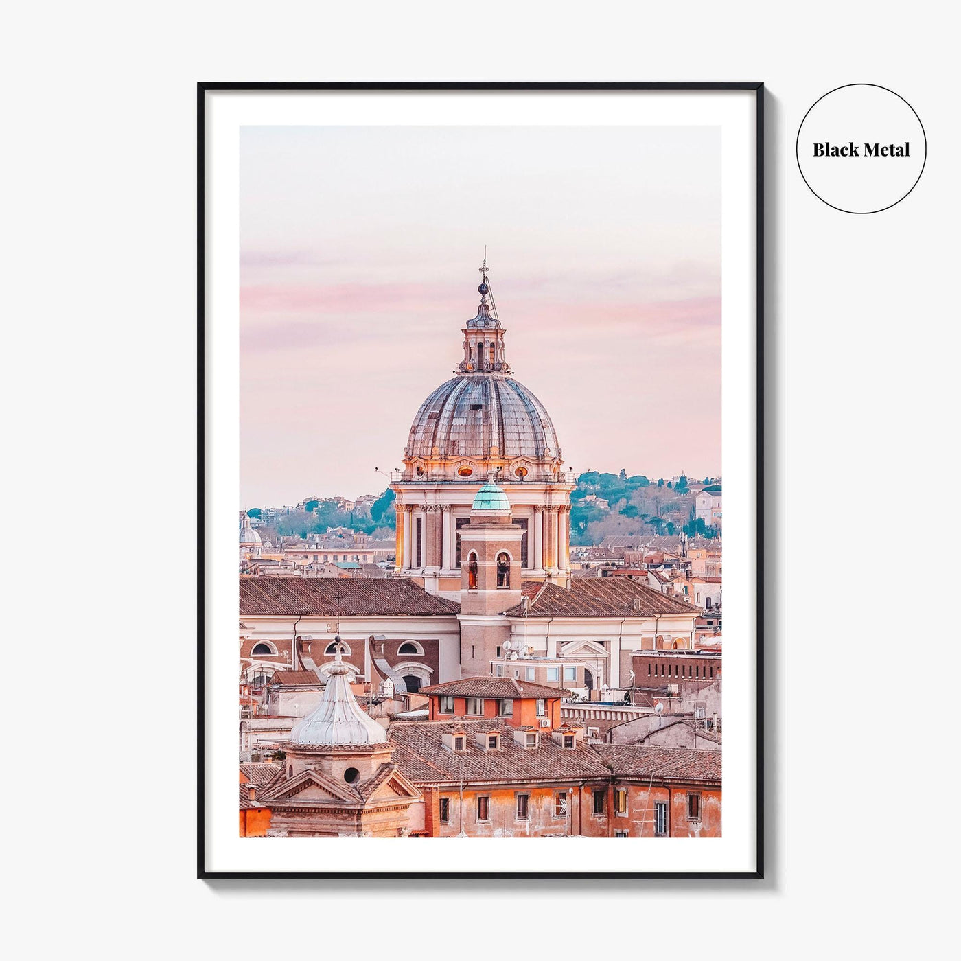 Rome Skyline Fine Art Photo Print, Italy Poster, Vatican City, St Peter's Square
