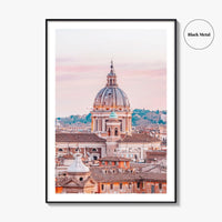 Rome Skyline Fine Art Photo Print, Italy Poster, Vatican City, St Peter's Square