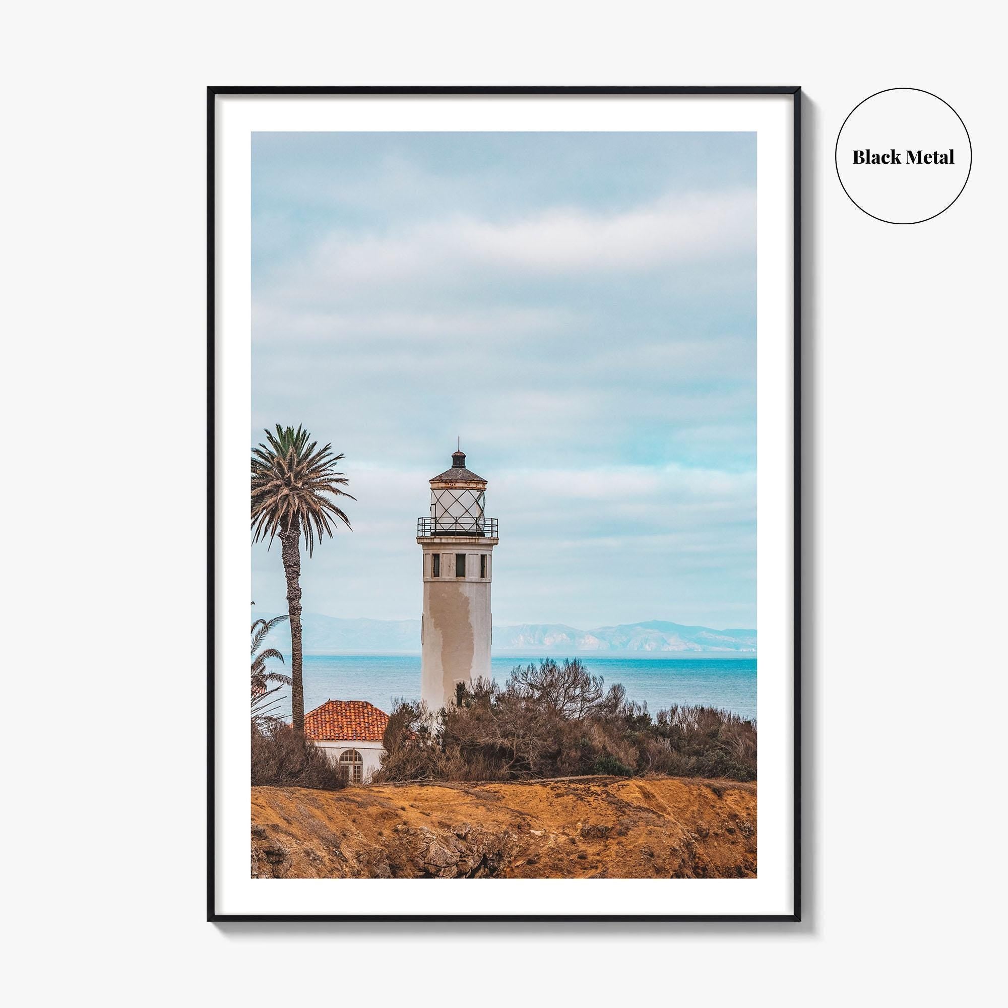 Santa Catalina Island Fine Art Photo Print, Lighthouse, California Coast, USA Poster