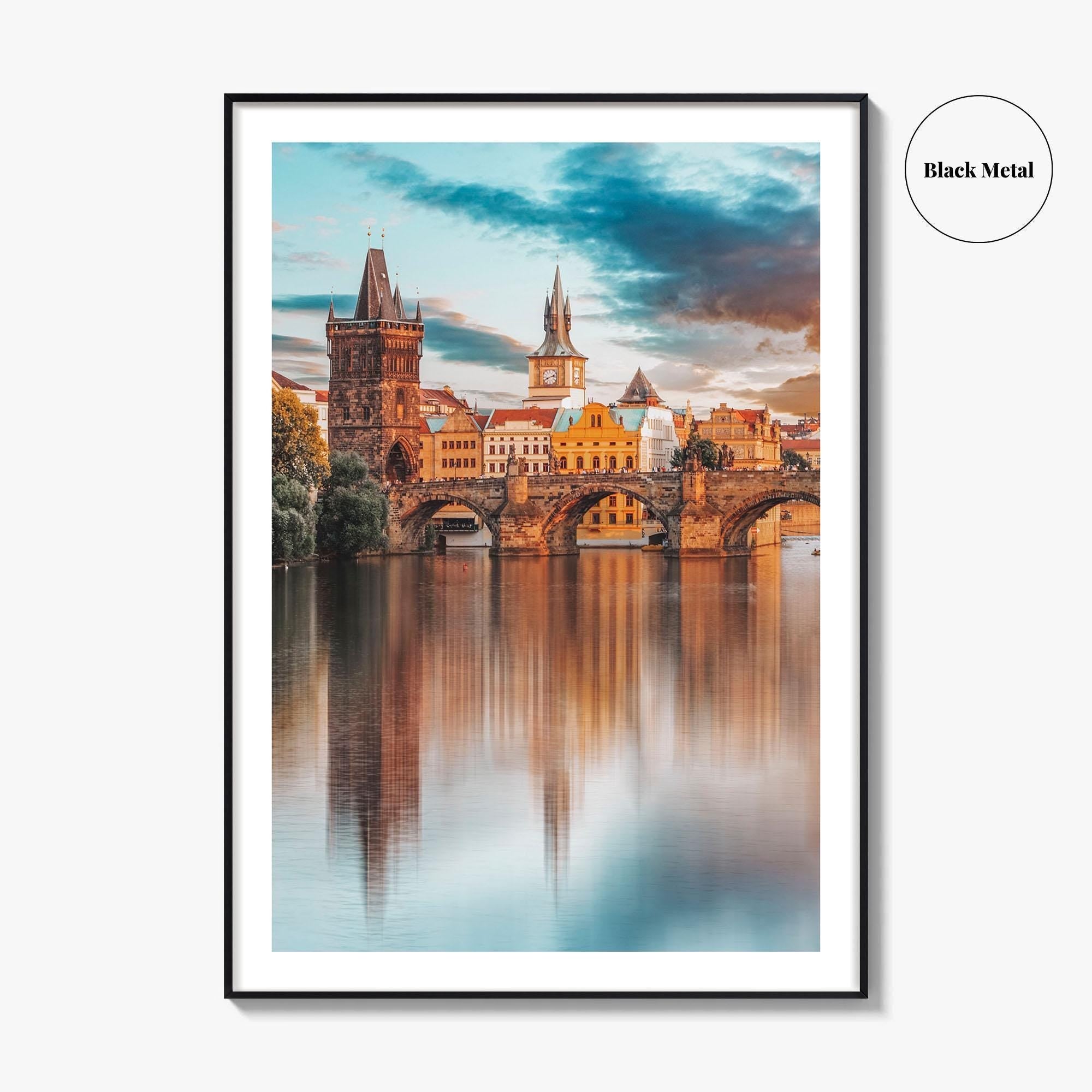 Prague Fine Art Photo Print, Charles Bridge, Czech Republic, Praha, Czechia, Photo Poster