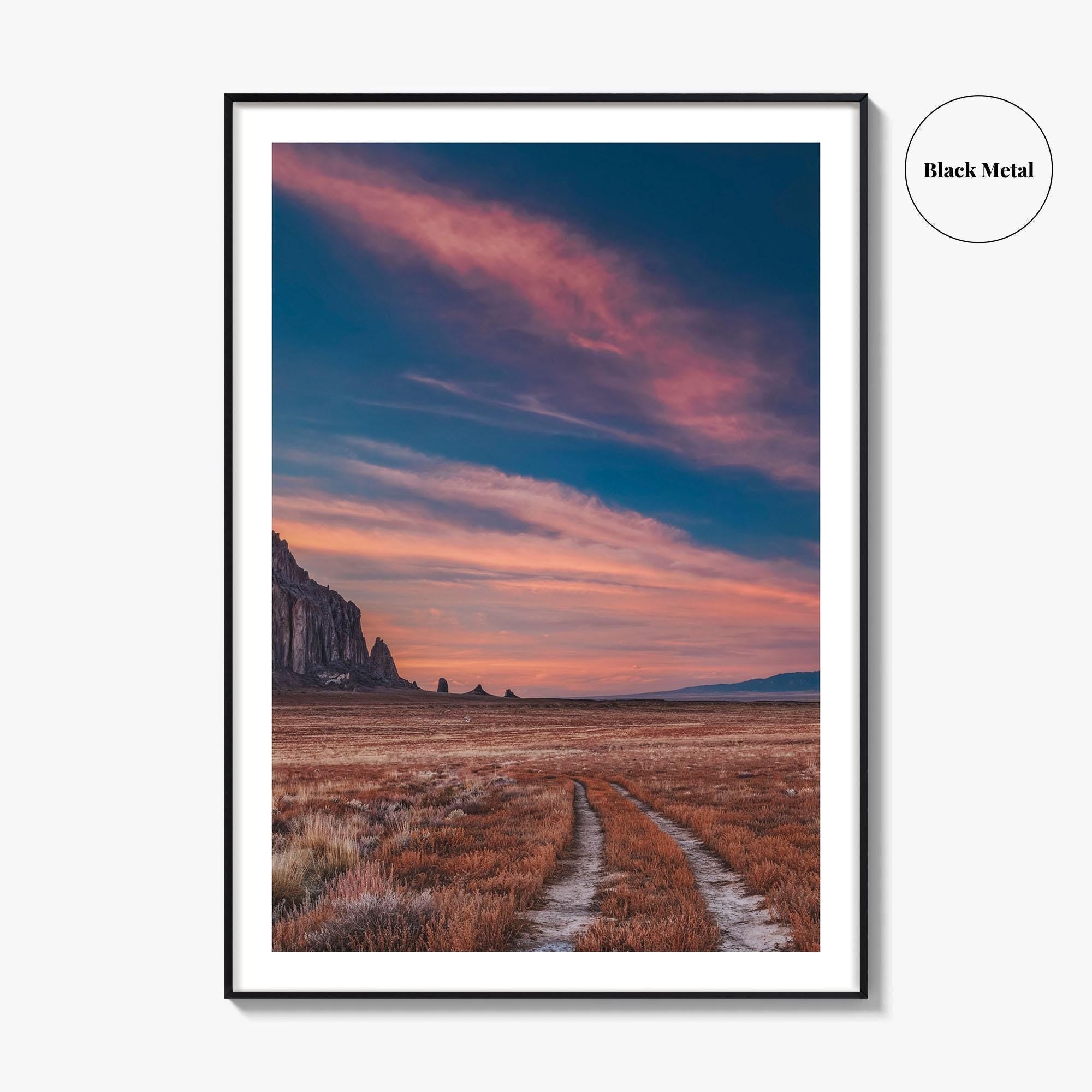 Shiprock Fine Art Photo Print, New Mexico, USA, Landscape Poster, Wall Decor
