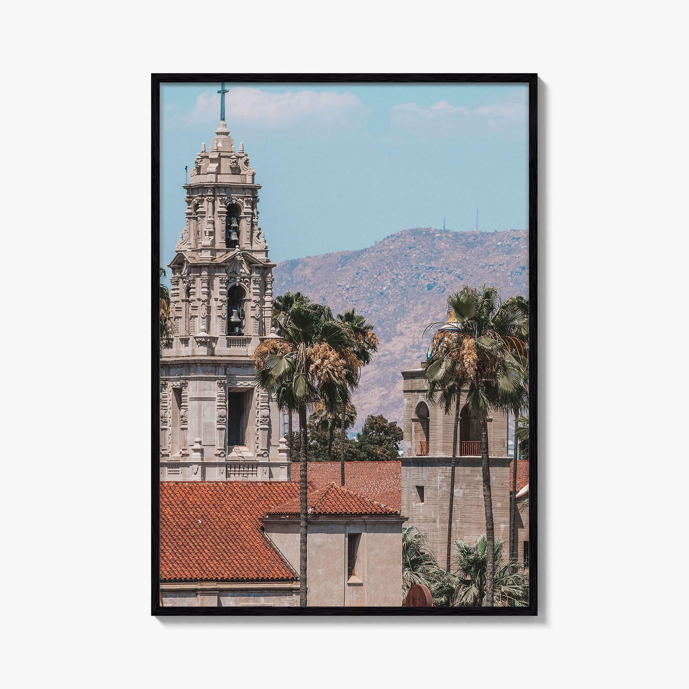 Riverside Fine Art Photo Print, Downtown City Center, California Wall Decor Poster, USA
