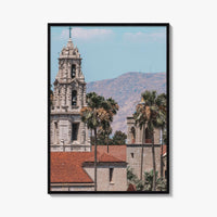 Riverside Fine Art Photo Print, Downtown City Center, California Wall Decor Poster, USA