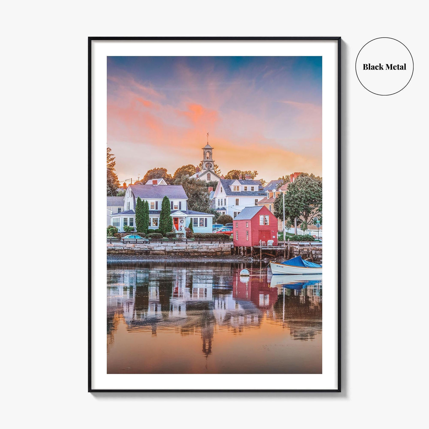 Portsmouth New Hampshire Fine Art Photo Print, New England Townscape Poster