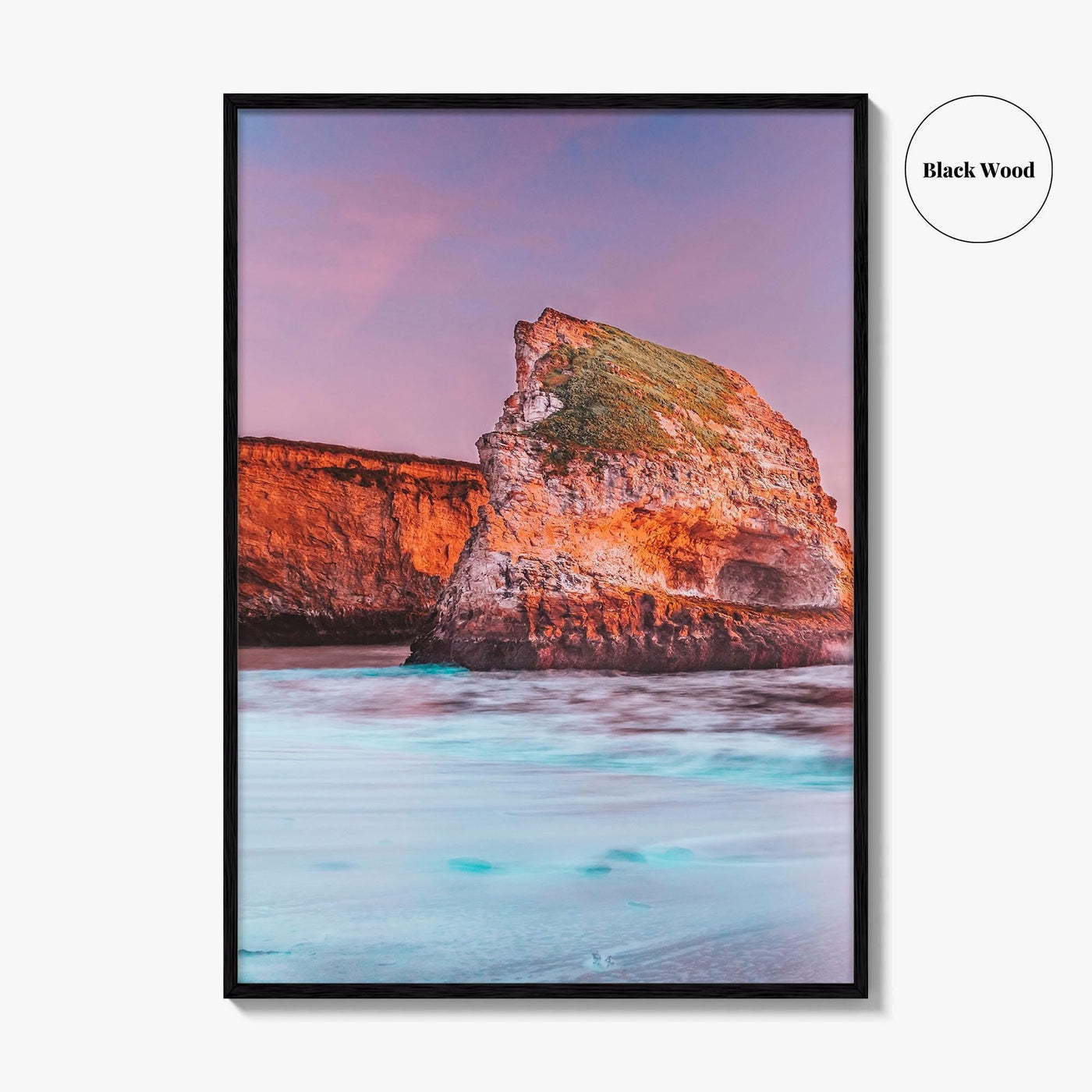 Santa Cruz Fine Art Photo Print, Shark Fin Cove, California Poster, USA Wall Decor
