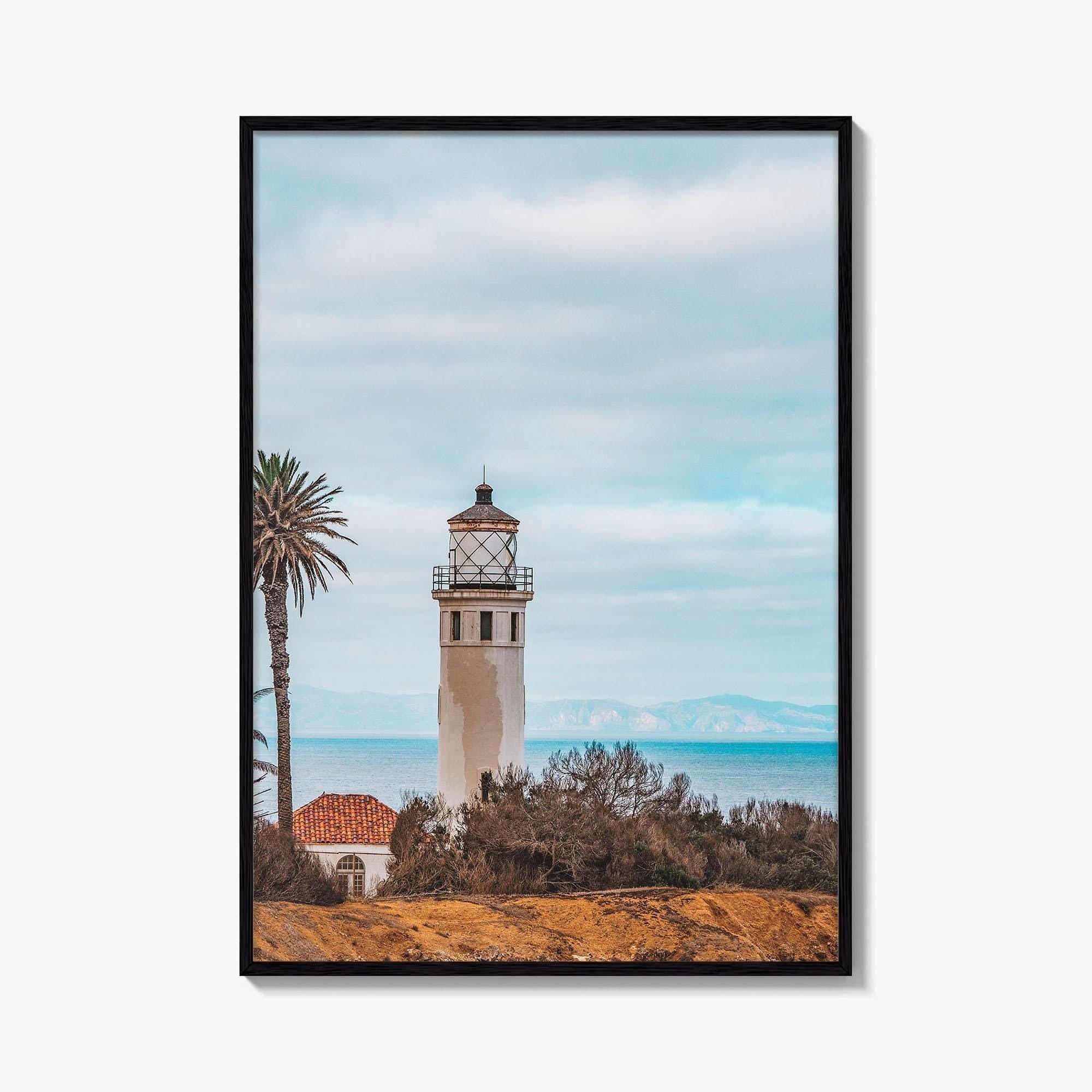 Santa Catalina Island Fine Art Photo Print, Lighthouse, California Coast, USA Poster