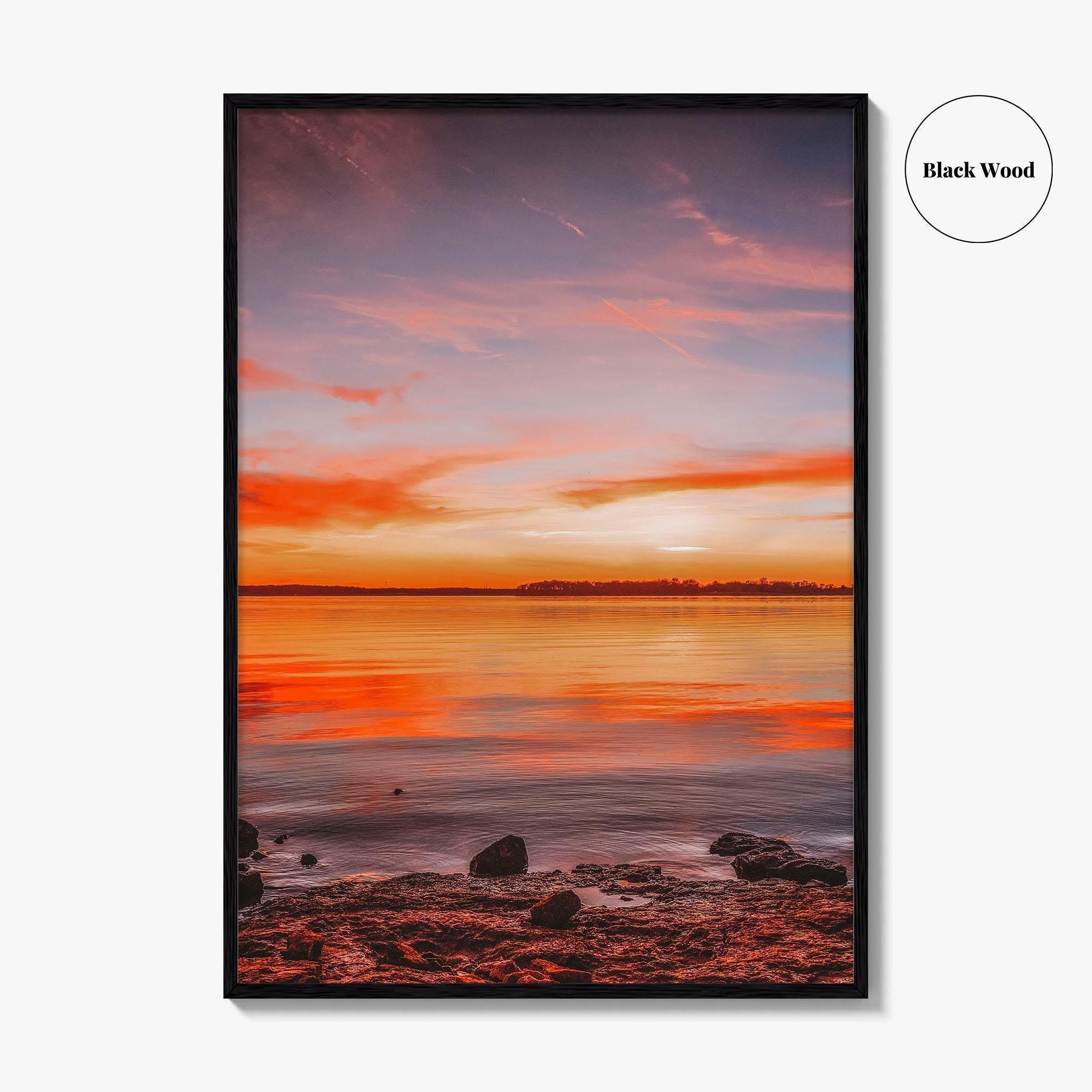 Norman Fine Art Photo Print, Lake Thunderbird, Oklahoma, USA, Wall Decor Poster