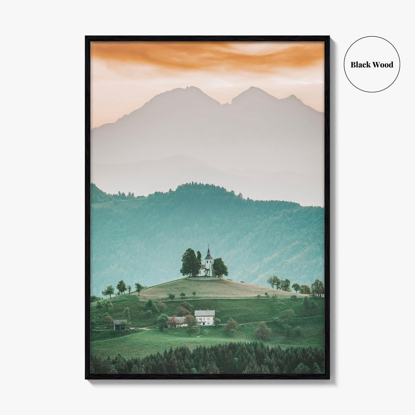 Saint Thomas Slovenia Fine Art Photo Print, Sveti Tomaz Church, Skofja Loka Poster