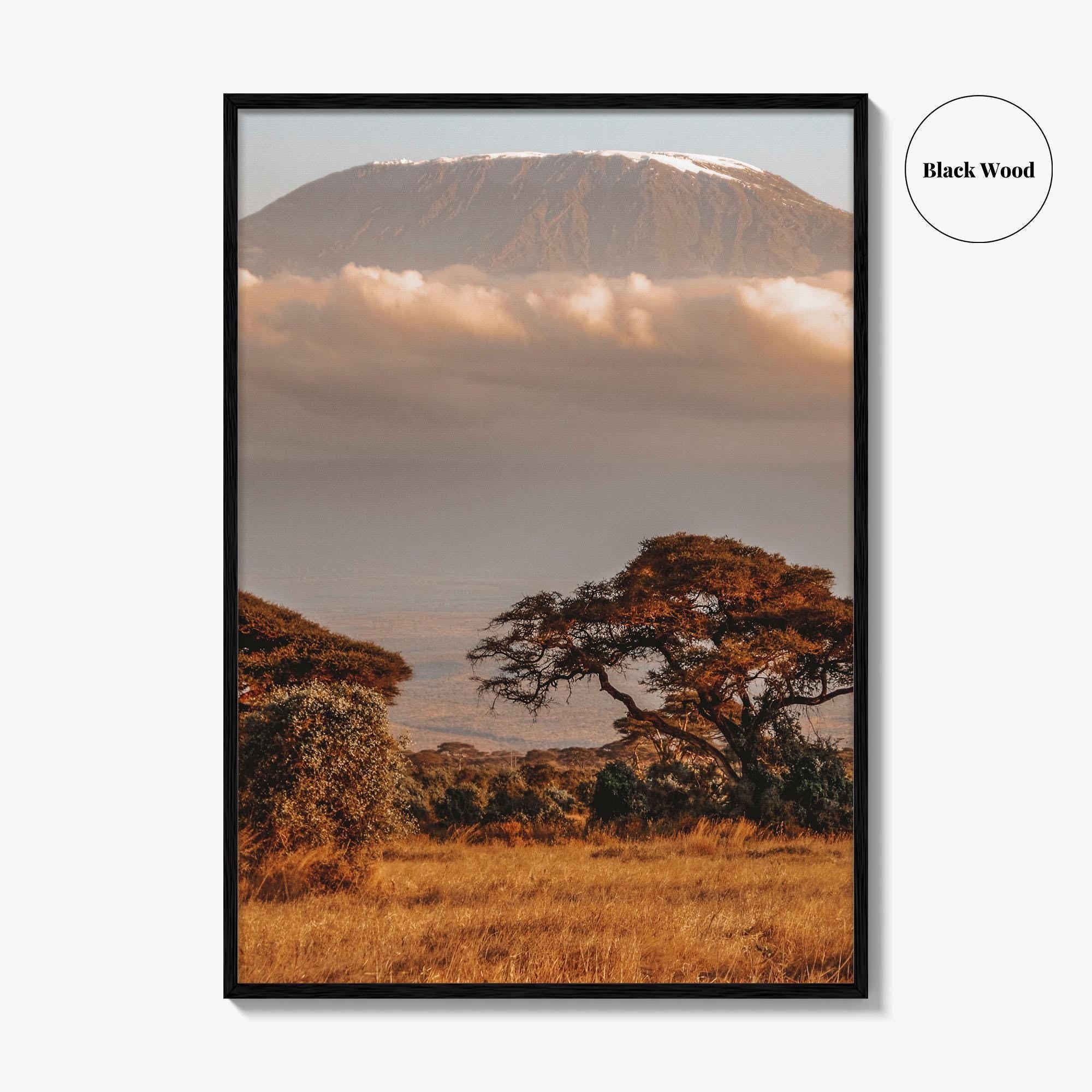 Mount Kilimanjaro Fine Art Photo Print, Amboseli National Park, Kenya, Wall Decor Poster