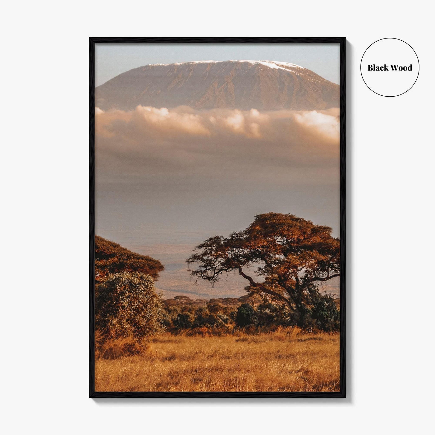 Mount Kilimanjaro Fine Art Photo Print, Amboseli National Park, Kenya, Wall Decor Poster