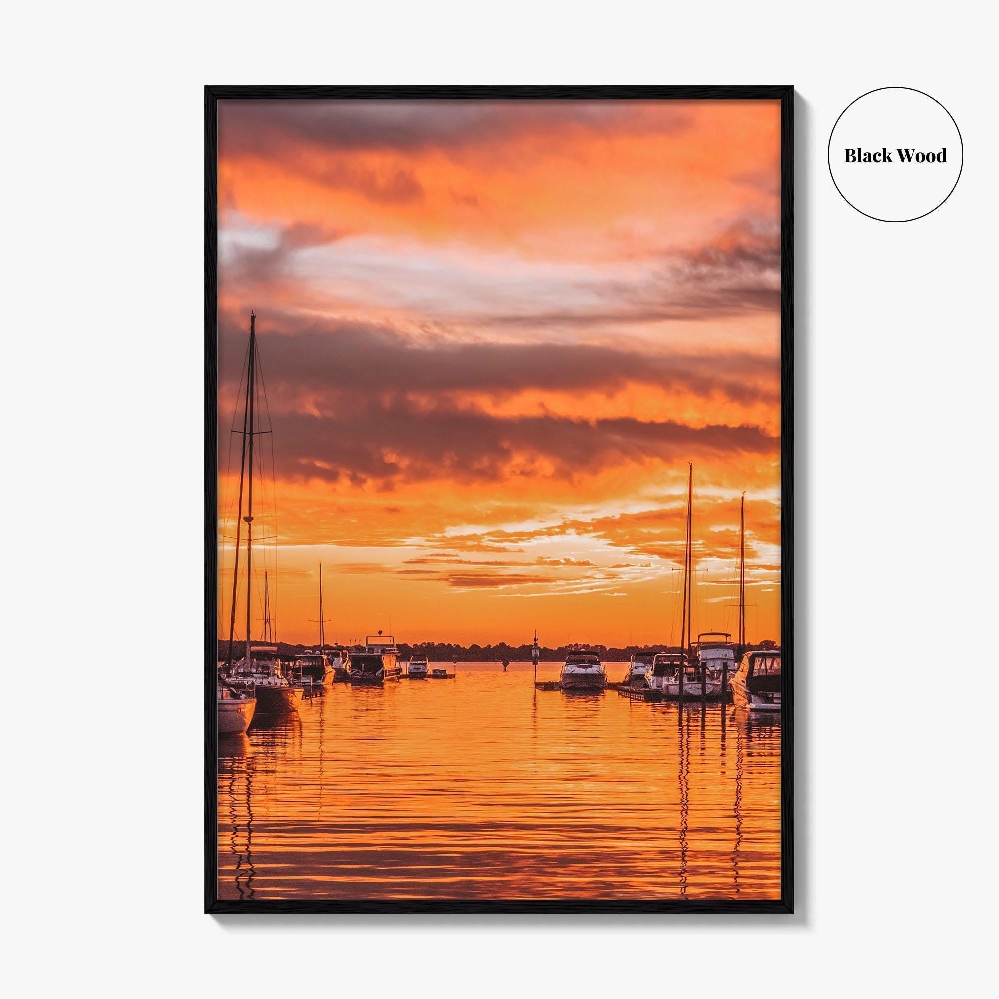 Lake Norman Fine Art Photo Print, North Carolina Wall Poster, USA, Charlotte