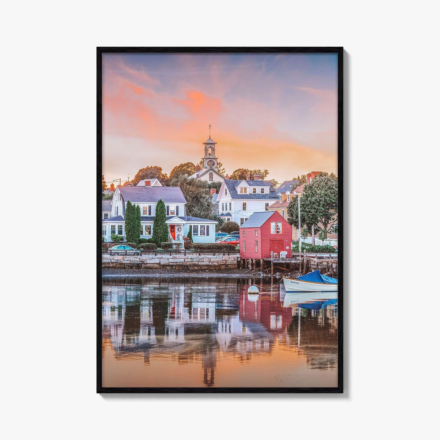 Portsmouth New Hampshire Fine Art Photo Print, New England Townscape Poster