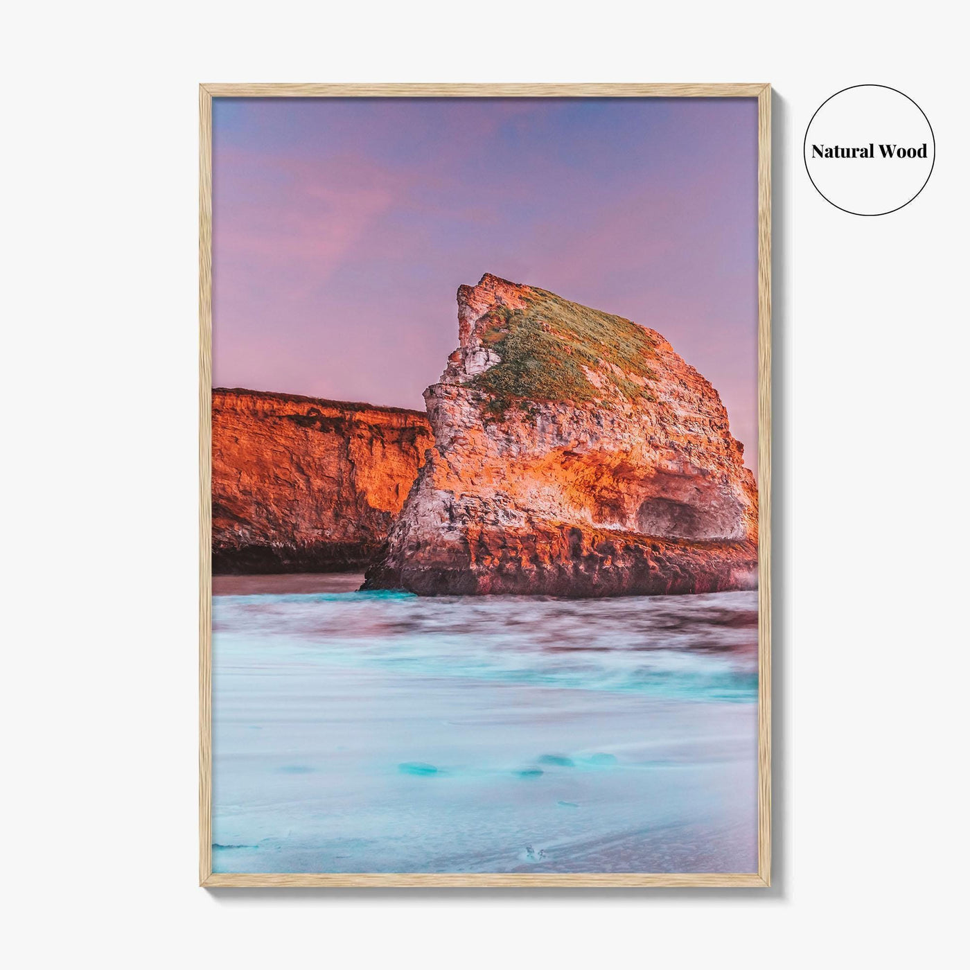 Santa Cruz Fine Art Photo Print, Shark Fin Cove, California Poster, USA Wall Decor