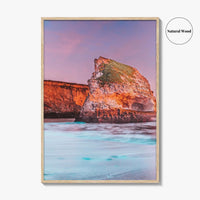 Santa Cruz Fine Art Photo Print, Shark Fin Cove, California Poster, USA Wall Decor