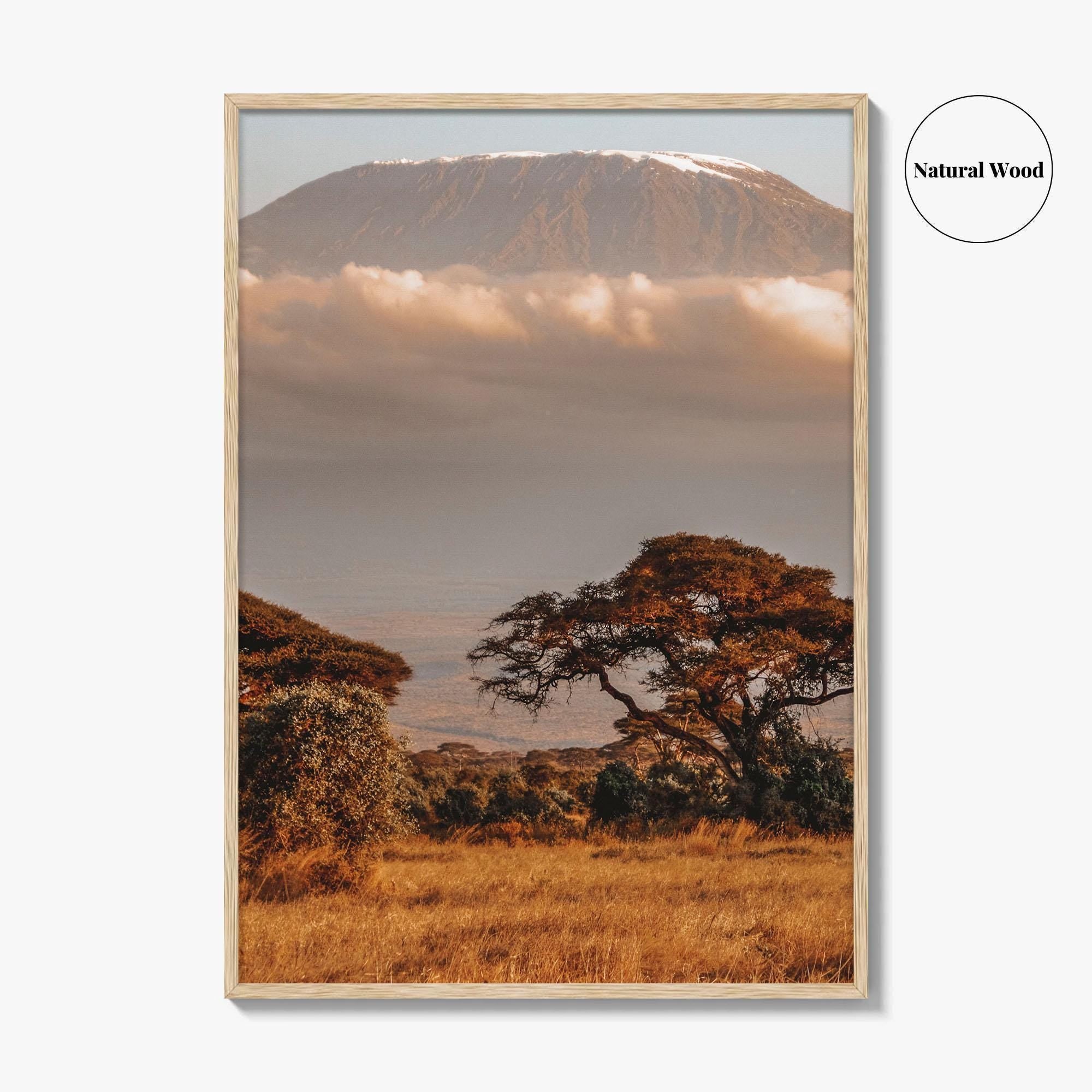 Mount Kilimanjaro Fine Art Photo Print, Amboseli National Park, Kenya, Wall Decor Poster