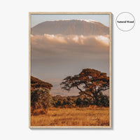Mount Kilimanjaro Fine Art Photo Print, Amboseli National Park, Kenya, Wall Decor Poster