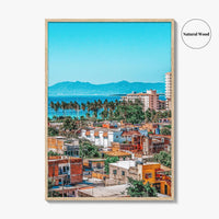Puerto Vallarta Skyline Fine Art Photo Print, Wall Poster, Jalisco Mexico