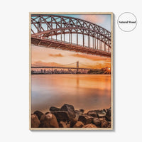 Queens New York Fine Art Photo Print, Astoria, Hell Gate Triboro Bridges, NYC