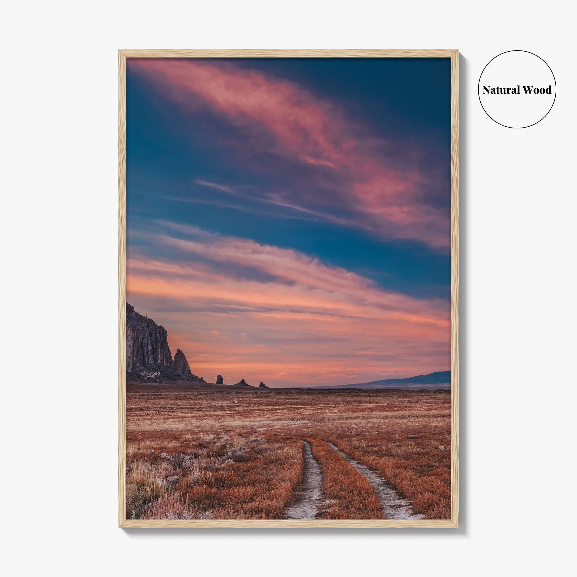 Shiprock Fine Art Photo Print, New Mexico, USA, Landscape Poster, Wall Decor
