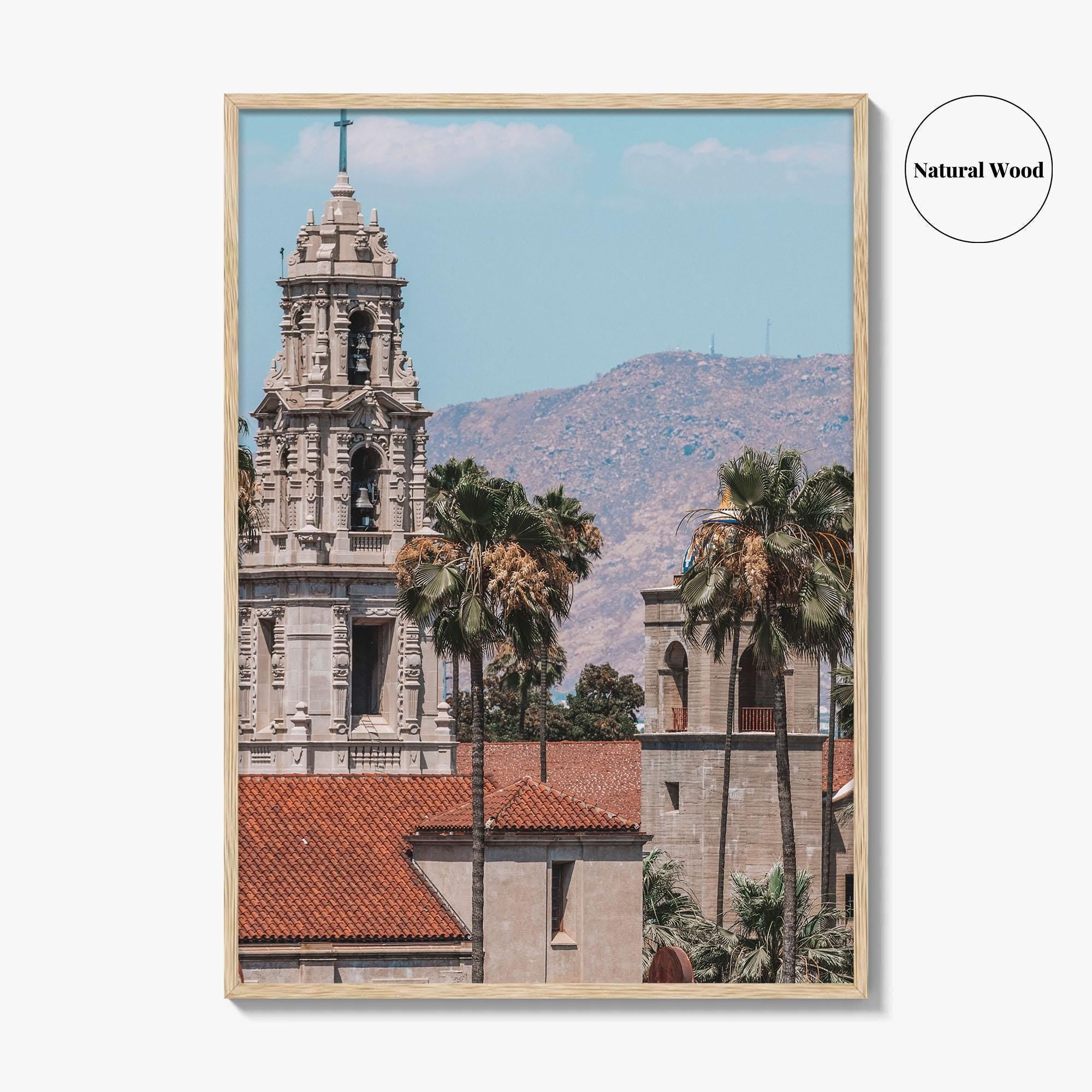 Riverside Fine Art Photo Print, Downtown City Center, California Wall Decor Poster, USA