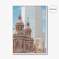 Santiago de Chile Skyline Fine Art Photo Print, Poster, Downtown Wall Decor