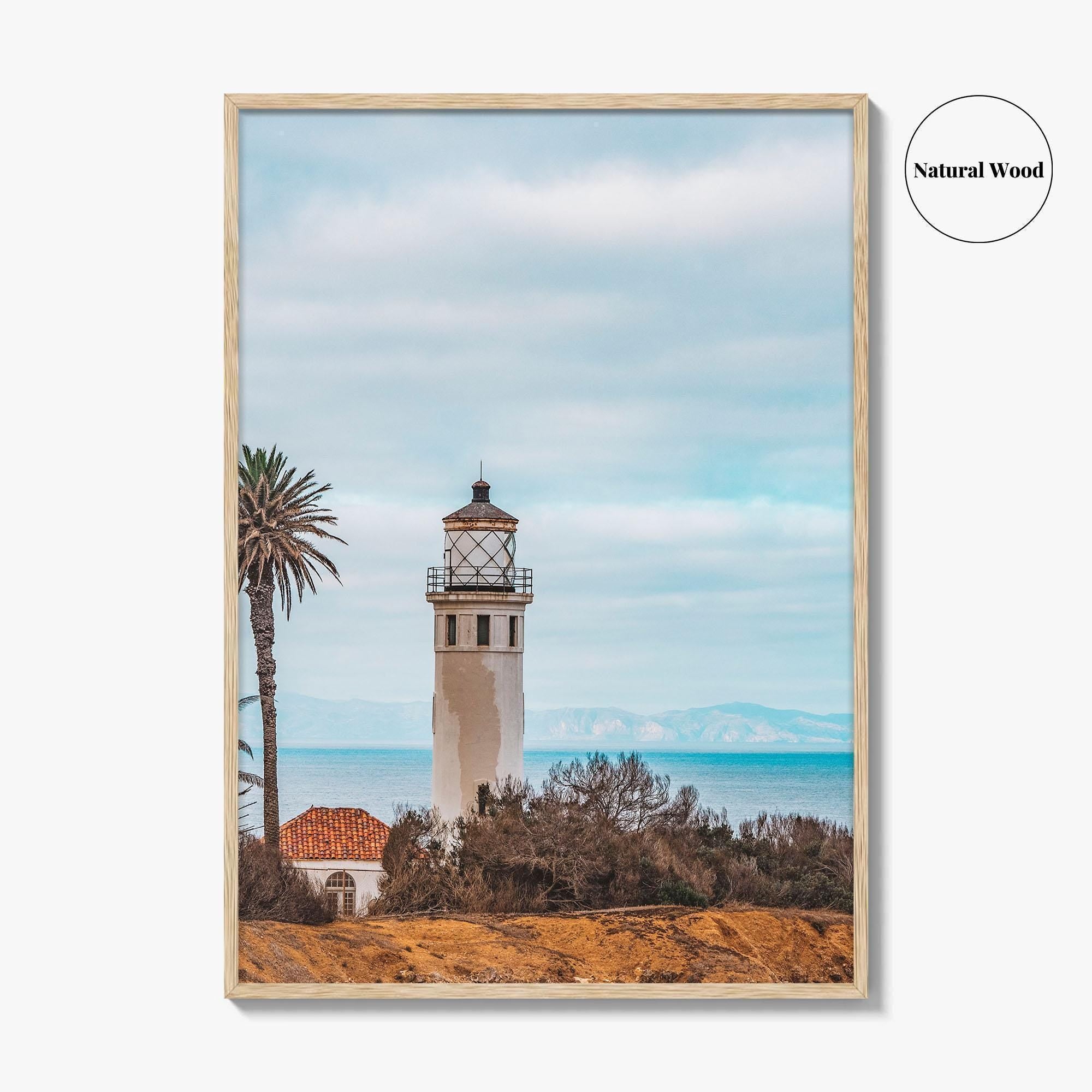 Santa Catalina Island Fine Art Photo Print, Lighthouse, California Coast, USA Poster