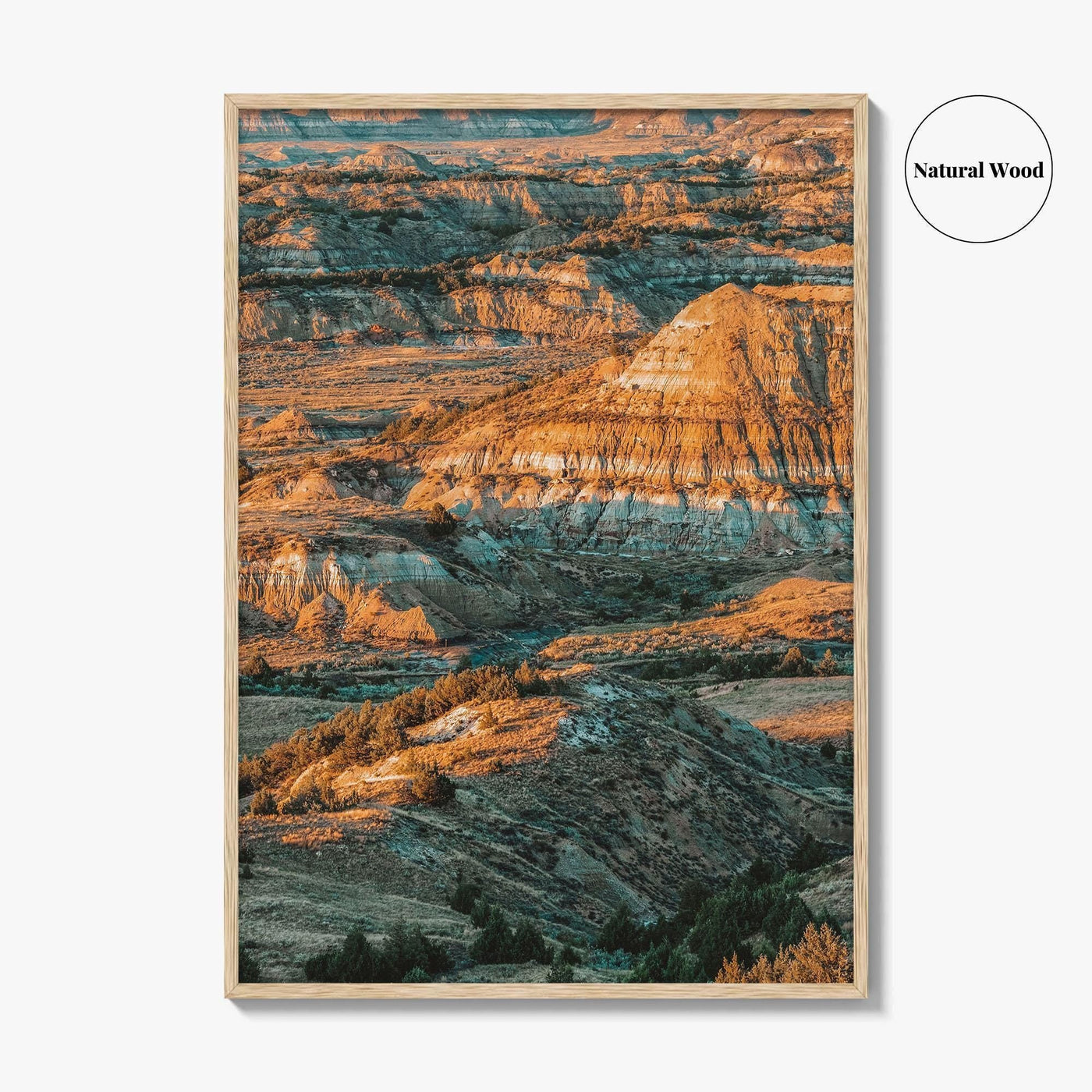 North Dakota Fine Art Photo Print, Theodore Roosevelt National Park, Painted Canyon, Badlands, USA