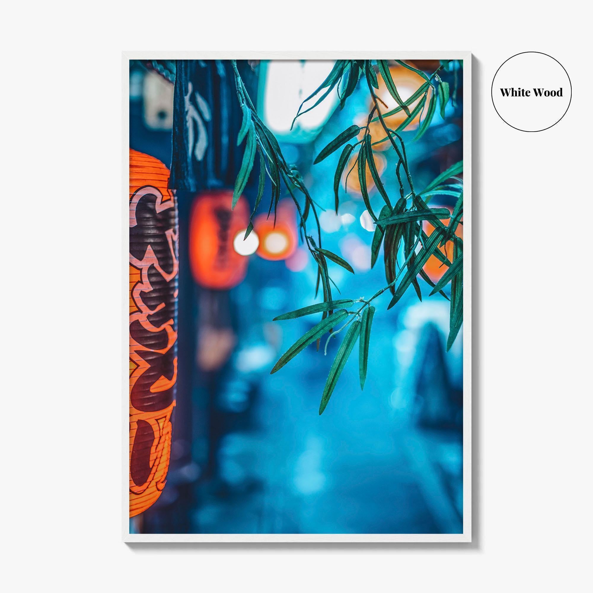 Tokyo Fine Art Photo Print, Japan Wall Poster, Yakitori Lantern Alley