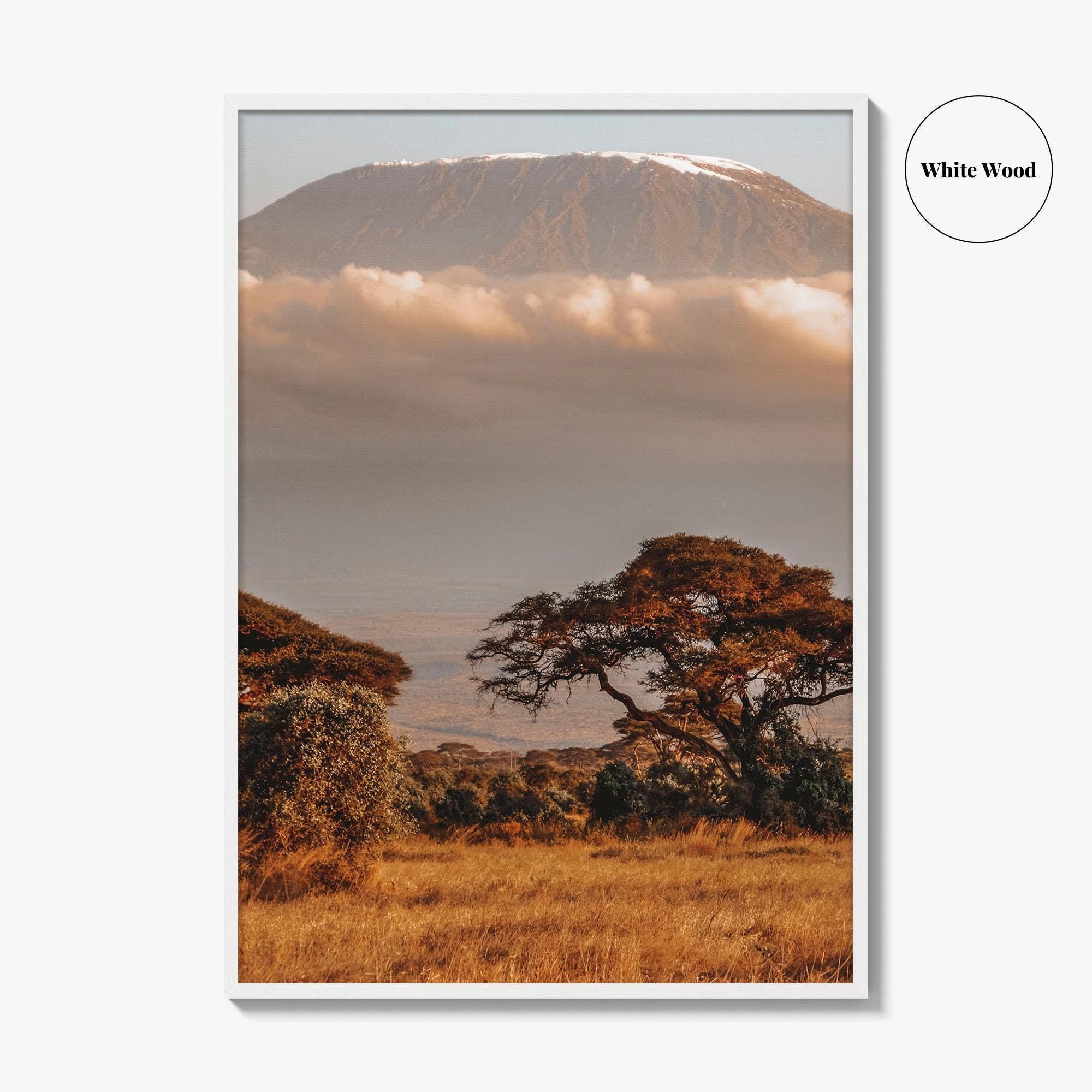 Mount Kilimanjaro Fine Art Photo Print, Amboseli National Park, Kenya, Wall Decor Poster