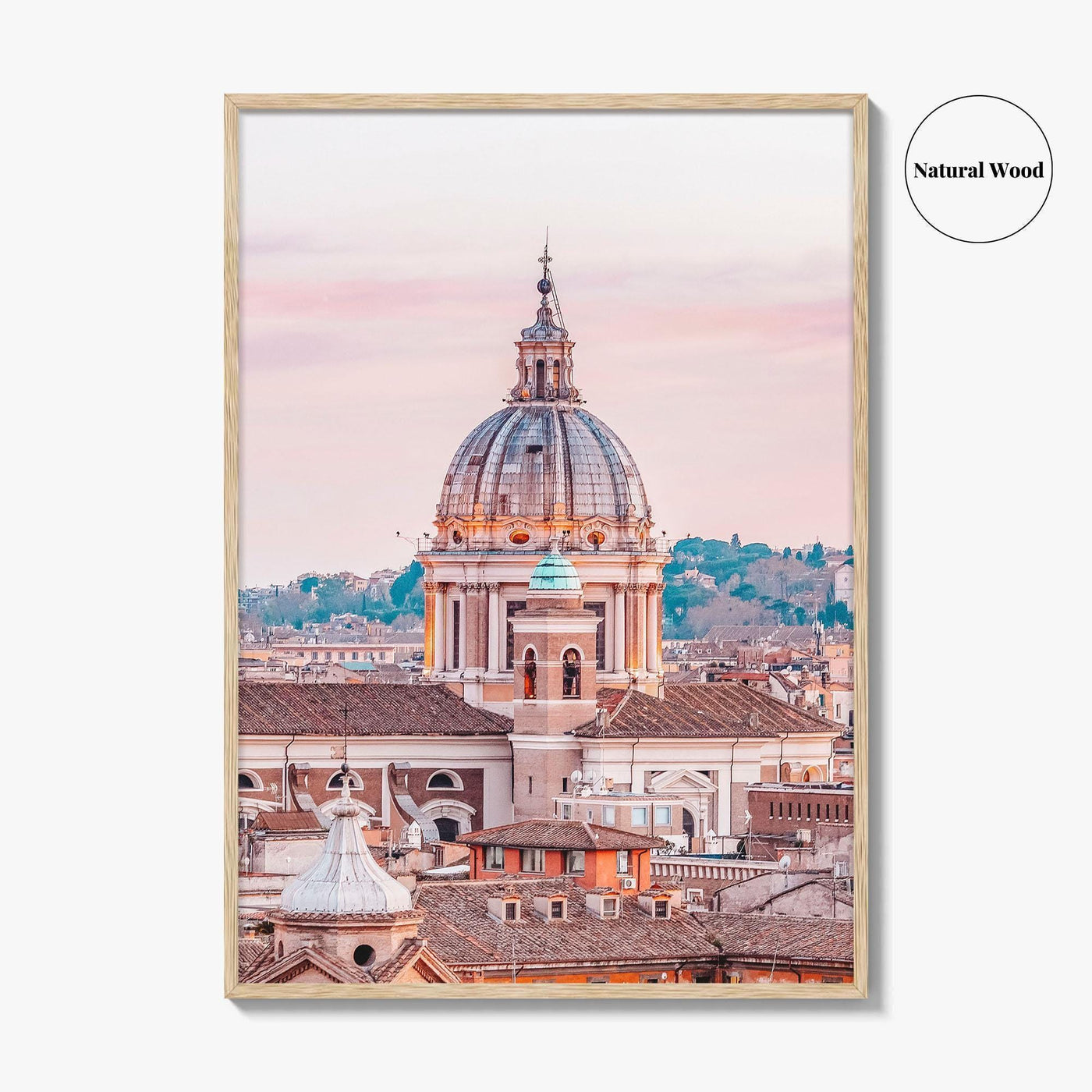 Rome Skyline Fine Art Photo Print, Italy Poster, Vatican City, St Peter's Square