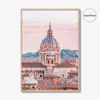 Rome Skyline Fine Art Photo Print, Italy Poster, Vatican City, St Peter's Square
