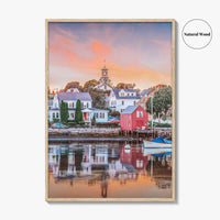 Portsmouth New Hampshire Fine Art Photo Print, New England Townscape Poster