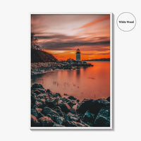 Salem Massachusetts Fine Art Photo Print, Fort Pickering Lighthouse, Winter Island, Wall Decor, Poster