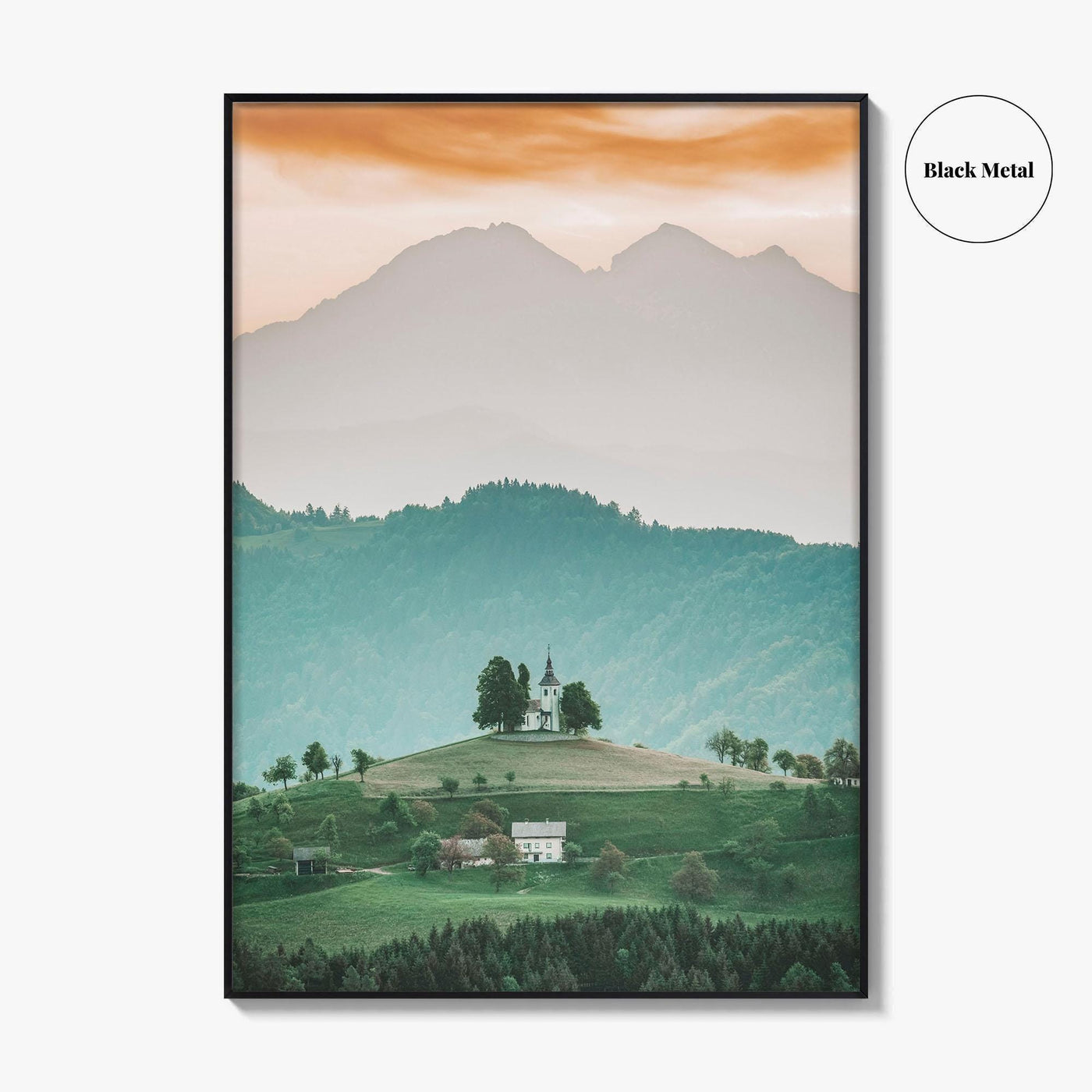 Saint Thomas Slovenia Fine Art Photo Print, Sveti Tomaz Church, Skofja Loka Poster