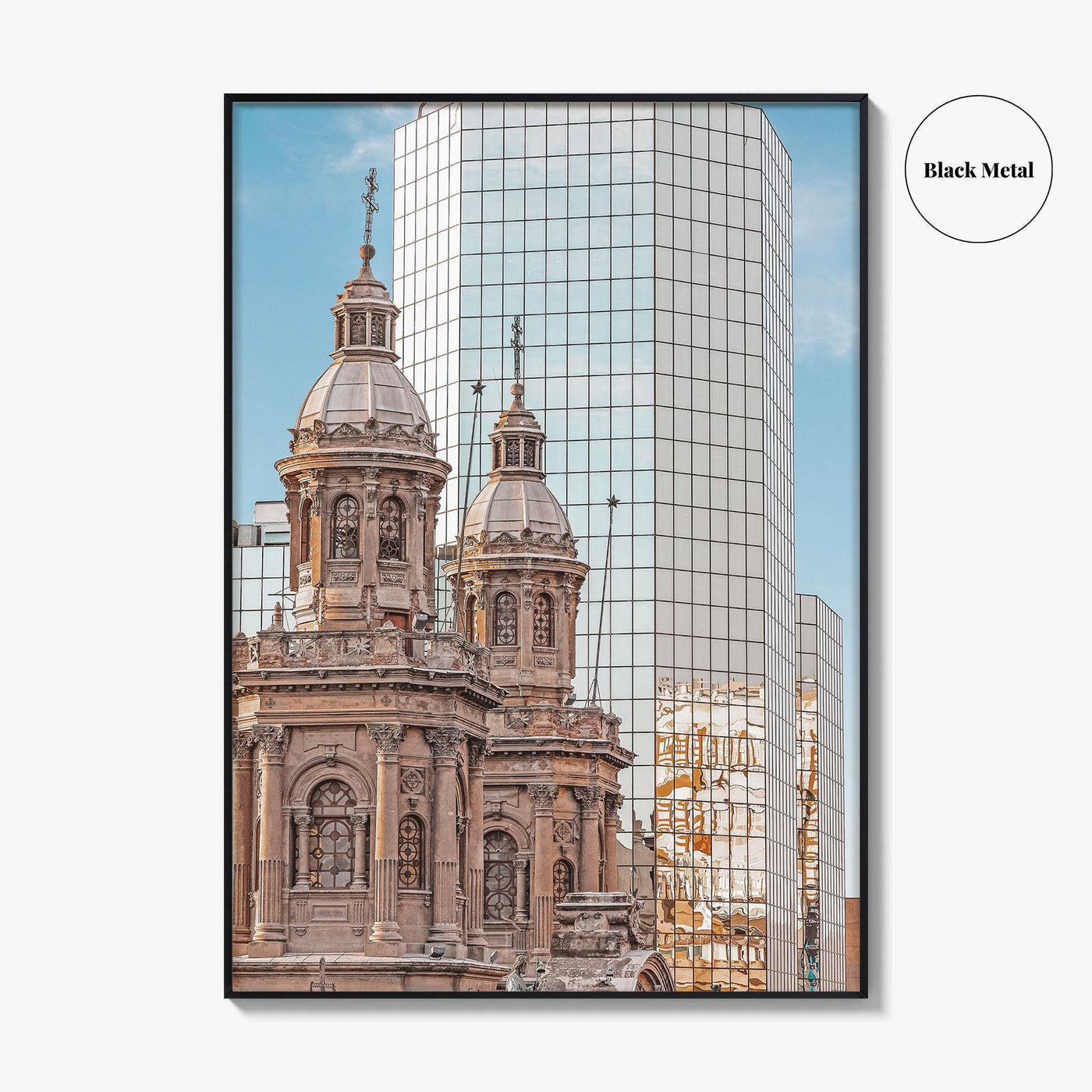 Santiago de Chile Skyline Fine Art Photo Print, Poster, Downtown Wall Decor