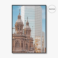 Santiago de Chile Skyline Fine Art Photo Print, Poster, Downtown Wall Decor