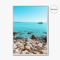Timi Ama Beach Fine Art Photo Print, Villasimius Sardinia Italy Wall Poster
