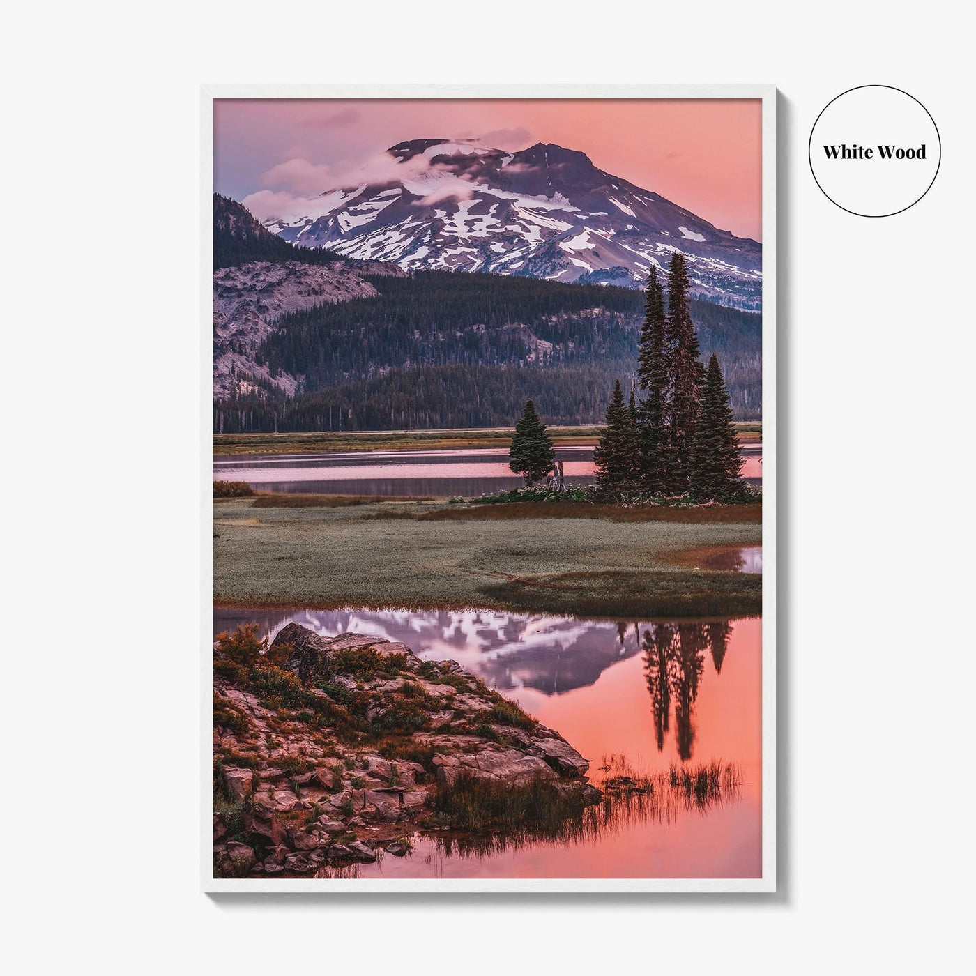 Sparks Lake Oregon Fine Art Photo Print, Bend, Cascades, USA Wall Decor Poster