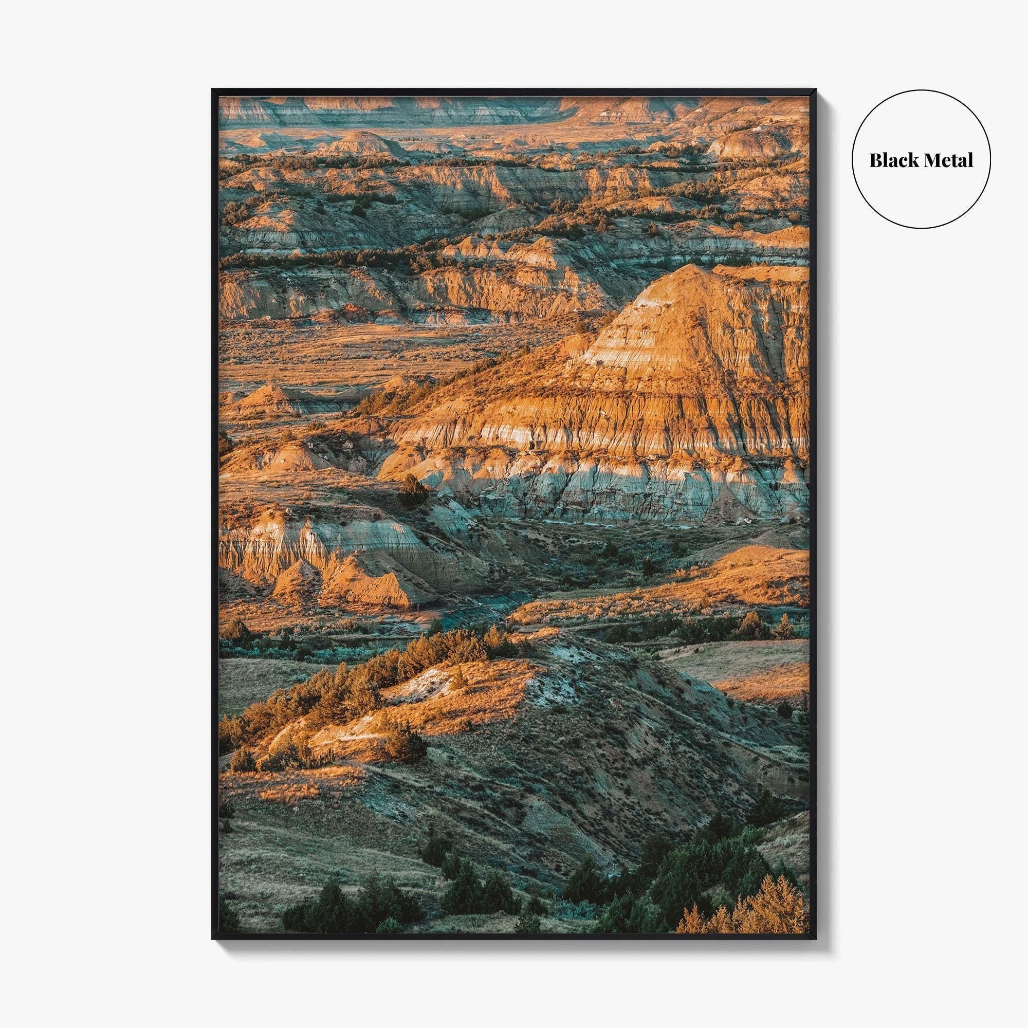 North Dakota Fine Art Photo Print, Theodore Roosevelt National Park, Painted Canyon, Badlands, USA