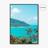 Panama Turquoise Fine Art Photo Print, Caribbean Sea Wall Poster, Central America