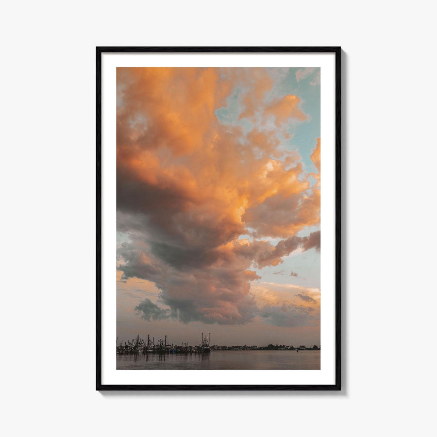 Narragansett Fine Art Photo Print, Galilee Fishing Harbor, Point Judith, Rhode Island Wall Poster