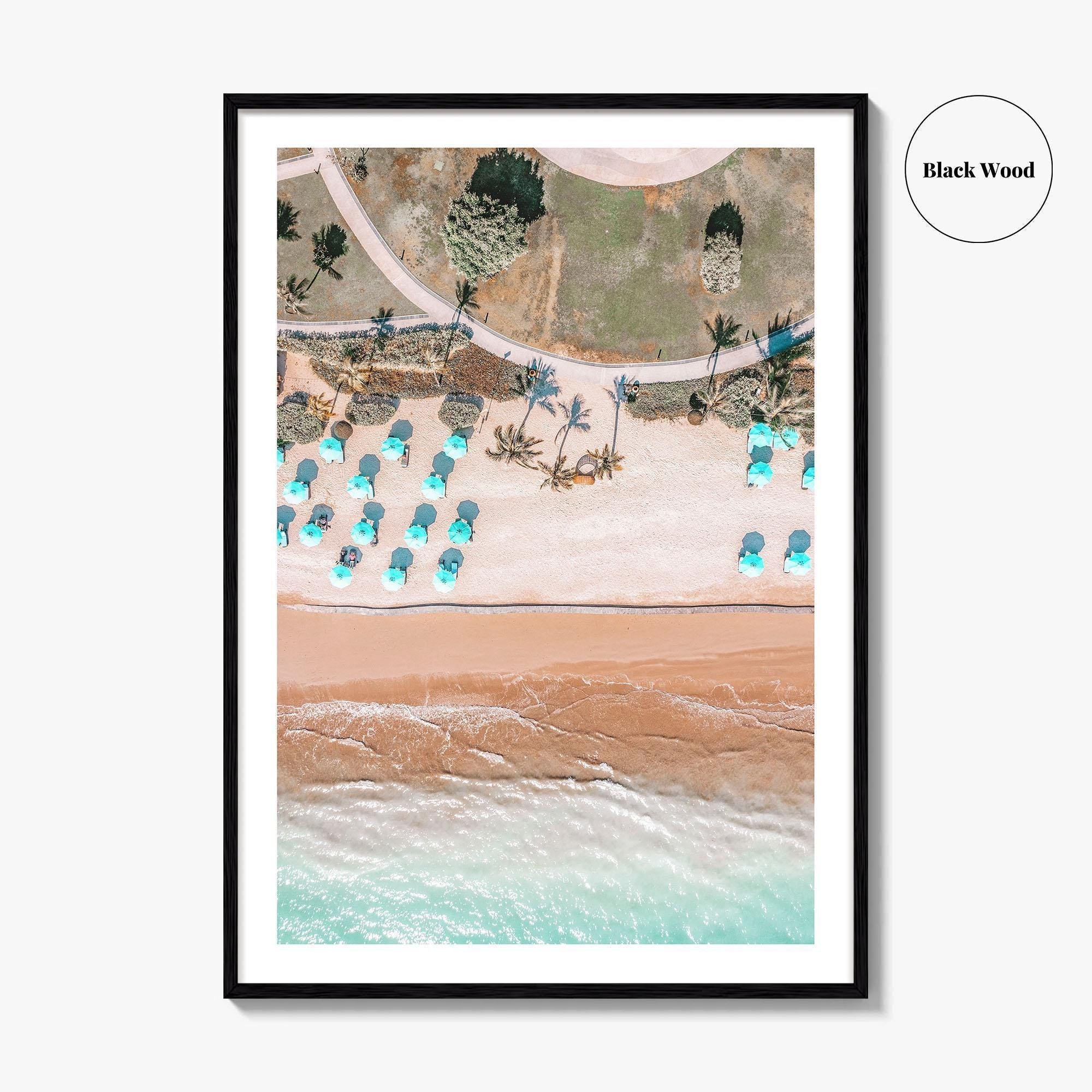 Khao Lak Fine Art Photo Print, Phang Nga Thailand, Aerial Resort View Wall Poster